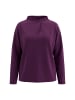 Ulla Popken Sweatshirt in dunkle pflaume