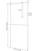 SoBuy Kleiderständer in Weiß - (B)112 x (H)278 x (T)11cm