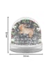 Mr. & Mrs. Panda Schneekugel Hund Dackel mit Spruch in Kreidetafel