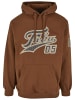 FUBU FUBU Herren FM224-035-2 Varsity Heavy Hoodie in brown