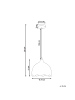 Beliani Pendelleuchten GOMATI in Braun - (W) 24 x (H) 130 x (L) 24 cm