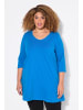 Ulla Popken Longshirt in azurblau