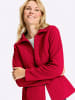 Sieh an! Fleecejacke in rot