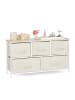 relaxdays Regalsystem in Beige - (B)100 x (H)54,5 x (T)30 cm