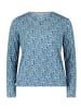 BETTY & CO Rundkragen Langarmshirt für Damen in blau