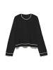 Vero Moda Strickpullover in Black