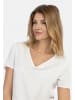 usha WHITE LABEL Damen Blusenshirt in Wollweiss