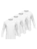 Götzburg Longsleeve 4er Pack in Weiß