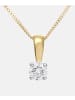 Diamant L'éternel Halskette mit Anhänger aus 750 Gelbgold mit Diamant