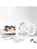 Mr. & Mrs. Panda Häferl Einhorn Mitteilung mit Spruch in Transparent