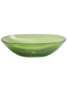 Beliani Waschbecken MOENGO in Transparent/Grün - (W) 54 x (H) 15 x (L) 36 cm