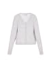 Usha Women Cardigan in light grey melange