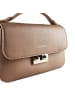 Lacoste Champs Elysees Handtasche Leder 24 cm taupe