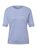 Street One Street One LTD_QR_short sleeve sweater in Cashmere Blue Mel.