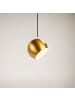 s.LUCE Pendelleuchte Ball tauschbarer Schirm in Gold