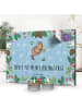 Mr. & Mrs. Panda Adventskalender Otter Seerose mit Spruch in Eisblau