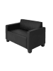 MCW 2er Sofa Moncalieri, Schwarz