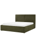 Beliani Doppelbett MOISSAC in Grün/Schwarz - (W) 177 x (H) 108 x (L) 224 cm
