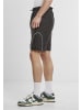 Urban Classics Urban Classics Piped Panel Trackshorts in black