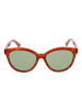 Serengeti Unisex Sonnenbrille Rund Orange