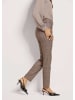 MADELEINE Glencheck-Hose mit Stretch in cappuccino / taupe