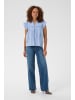 Kaffe Kurzarm-Bluse KAcarrie Regular fit in Windsurfer
