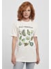 Mister Tee Mister Tee Damen Ladies Bali Tropical Tee in pink marshmallow
