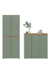ebuy24 Schlafzimmer-Set Scarpa (2-teilig) Staubgrün 190 x 37 cm