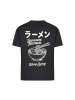 Merchcode Top "Ladies Japanese Ramen Tee" in Schwarz