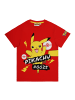 Pokémon Pokemon T-Shirt mit Pikachu Design in rot
