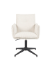 DUBI Möbel 2er-Set: Bürostuhl Mika-Till in Creme - (B)60 x (H)85 x  (T)63 cm