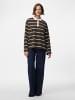 Pieces Langarm-Poloshirt in Delicioso