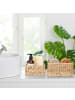 relaxdays 2-tlg. Aufbewahrungskorb Set in Natur