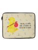 Mr. & Mrs. Panda Laptop Tasche Küken Wander mit Spruch in Blumig