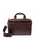 Strellson Aktentasche 'Abbey Charles in Dunkelbraun 39 x 28 x 7 cm'
