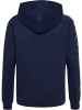 Hummel Hoodie Hmlmove Grid Cotton Zip Hoodie Kids in MARINE