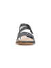 rieker Lugano Ledersandalen Schwarz