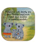 Mr. & Mrs. Panda Unterleger Koala Familie Design mit Spruch in Weiß