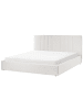 Beliani Doppelbett TARASCON in Beige - (W) 198 x (H) 103 x (L) 214 cm