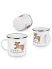 Mr. & Mrs. Panda Becher Hund Dackel mit Spruch in Weiß
