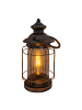 näve LED Solarleuchte "BRUNO" in kupfer - (L)17 cm x (B)16.5 cm x (H)35 cm