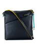 MYWALIT Milano Umhängetasche Leder 24 cm in black