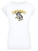 F4NT4STIC T-Shirt Harry Potter Hufflepuff Sport Emblem in weiß