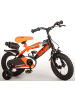 Volare Kinderfahrrad Sportivo Jungen 12 Zoll Kinderrad Neon Orange/Schwarz 3 Jahre
