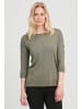 Fransa Rundhalspullover FRBESMOCK 2 Pullover - - 20609698  Feinstrickpullover mit 3/4 Ärmeln in grün