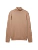 Tom Tailor Pullover BASIC TURTLENECK in Braun