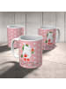 Mr. & Mrs. Panda Kaffeetasse Einhorn Gärtner mit Spruch in Rot Pastell