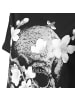 Roberto Geissini Diamond Flower T-Shirt Schwarz