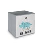 relaxdays 3 x Kinder Aufbewahrungsboxen "Dino" in Bunt - (B)30 x (H)30 x (T)30 cm