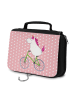 Mr. & Mrs. Panda Ostergeschenk Einhorn Radfahrer ohne Spruch in Rot Pastell